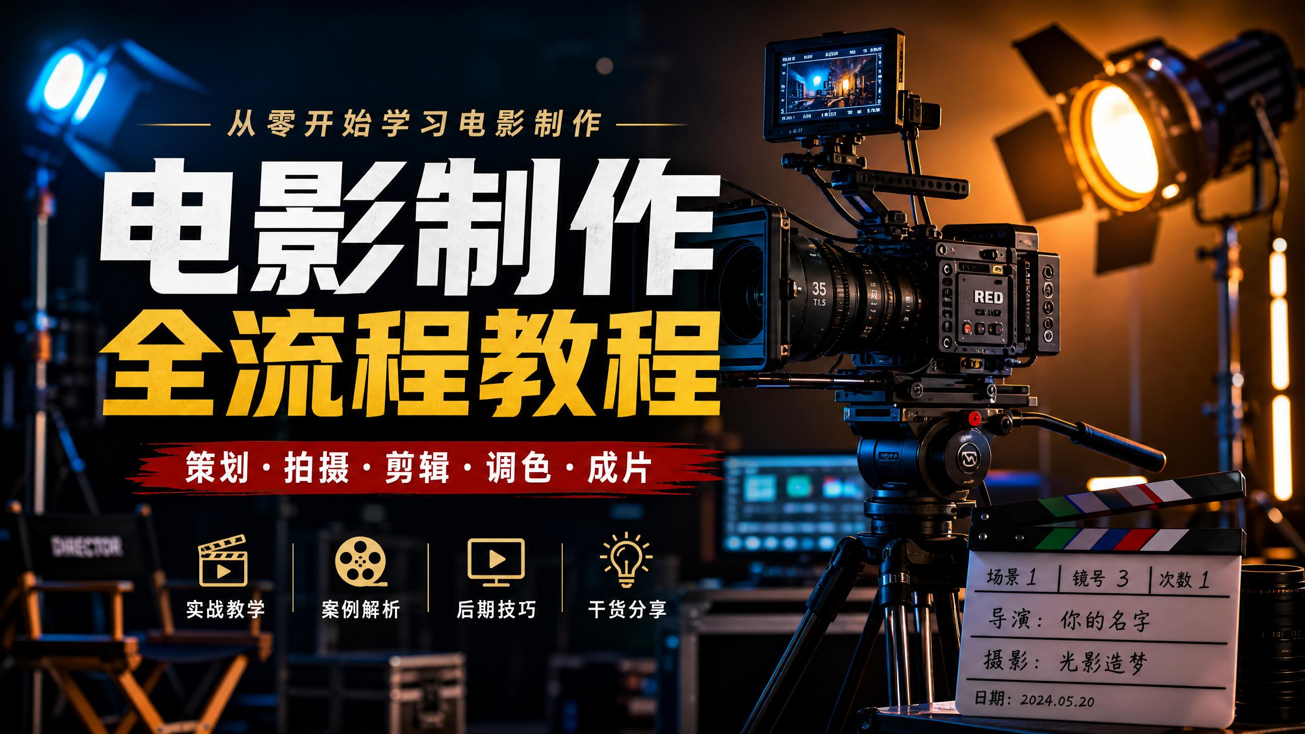 每日吃瓜电影制作全流程视频教程